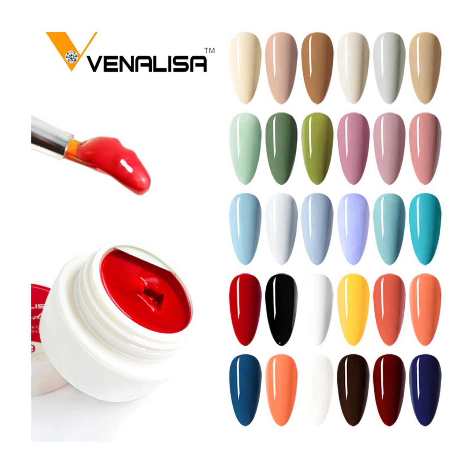 Venalisa -  BŁOTO -  30 kolorowych żeli